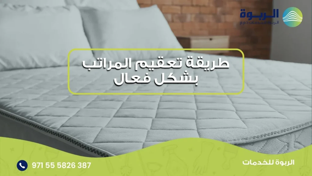 طريقة تعقيم المراتب بشكل فعال