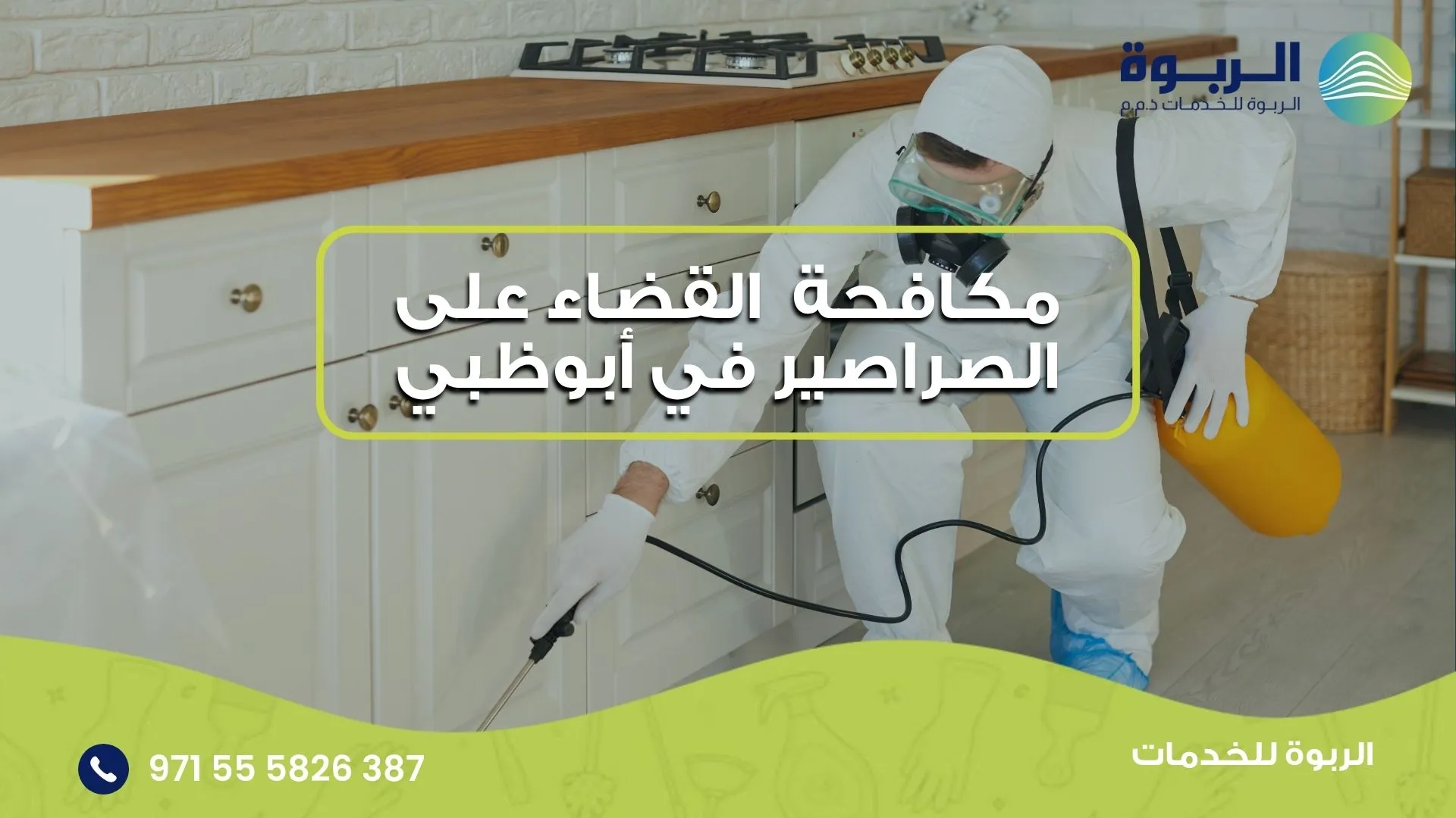 مكافحة القضاء على الصراصير في أبوظبي