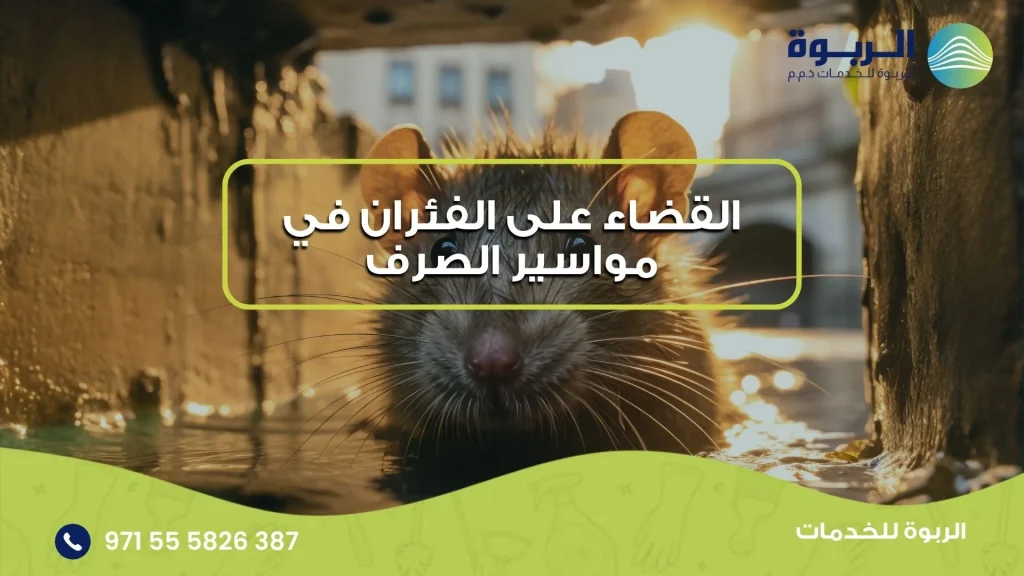 القضاء على الفئران في مواسير الصرف