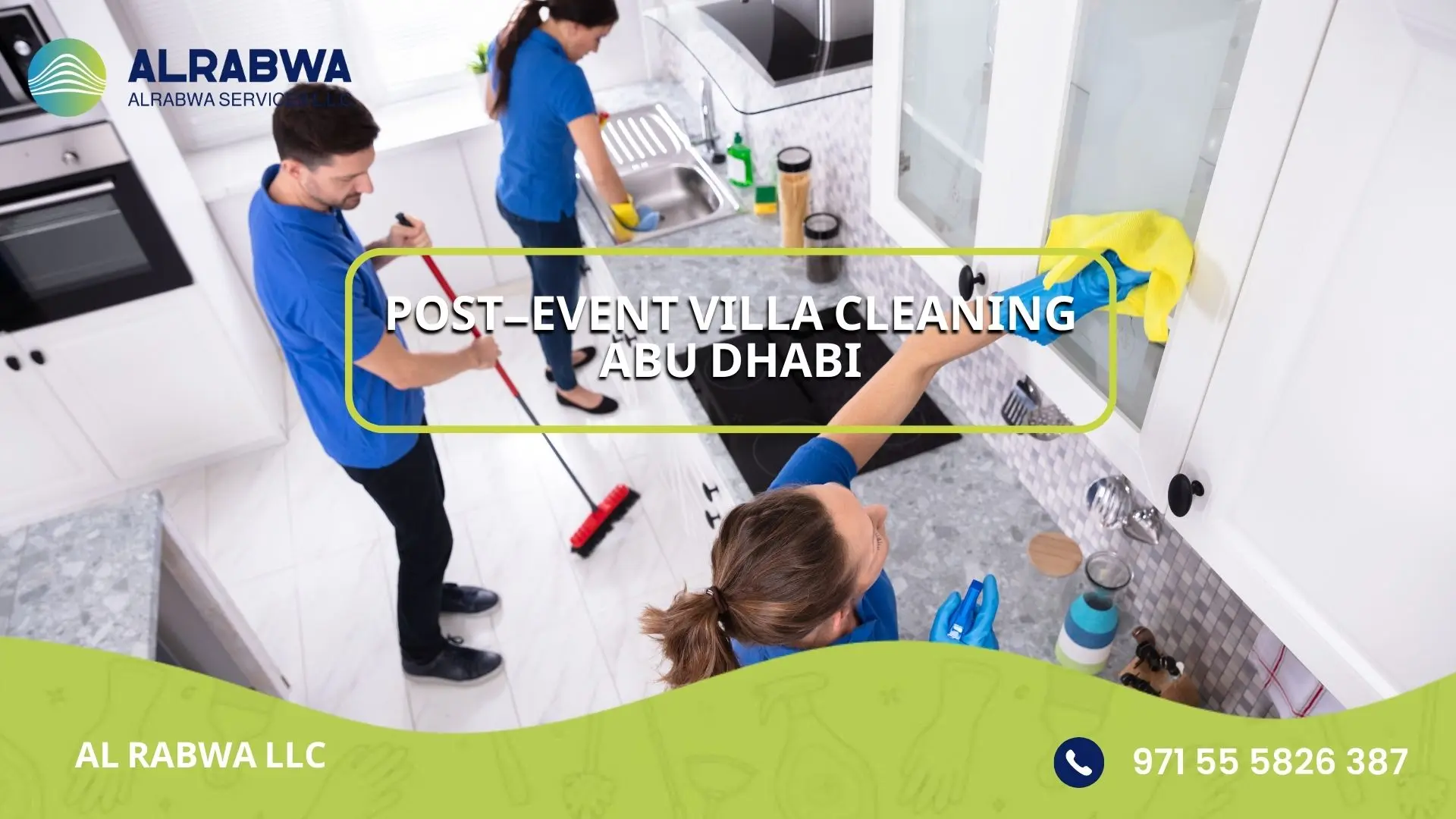 Post-event villa cleaning Abu Dhabi