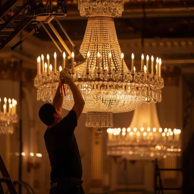 Crystal Chandelier Cleaning Abu Dhabi