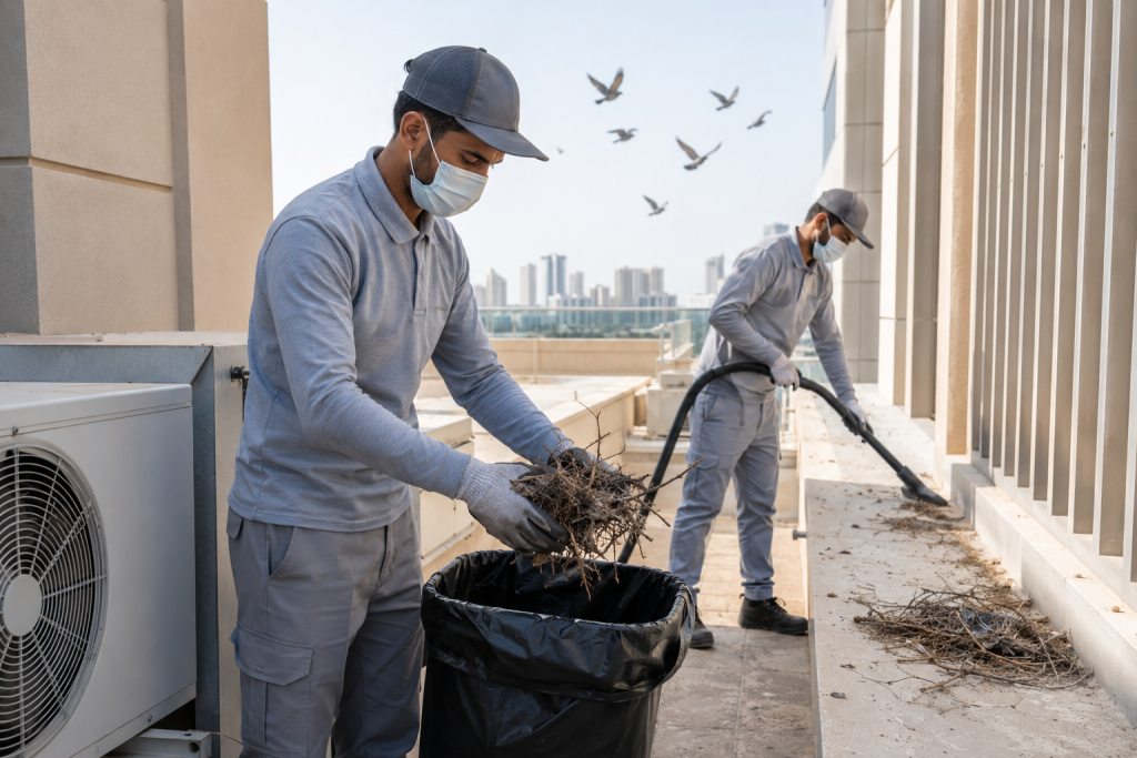 شركة مكافحة الحمام في ابوظبي